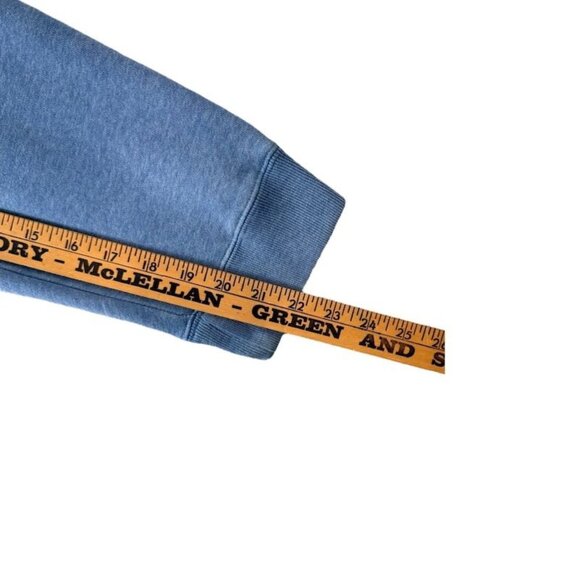 Vintage Tommy Hilfiger Sweatshirt XXL Light Blue Pullover Crewneck Mens Casual - Picture 6 of 9